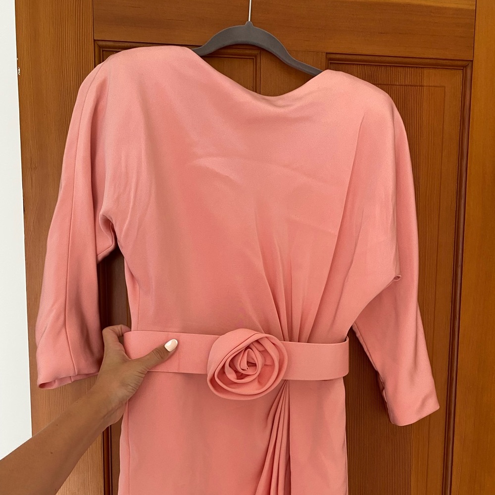 Vintage peach late 50s dress